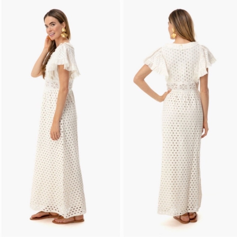 Antik Batik Jada Long Dress in Cream size 36 (xs) - Picture 2 of 7